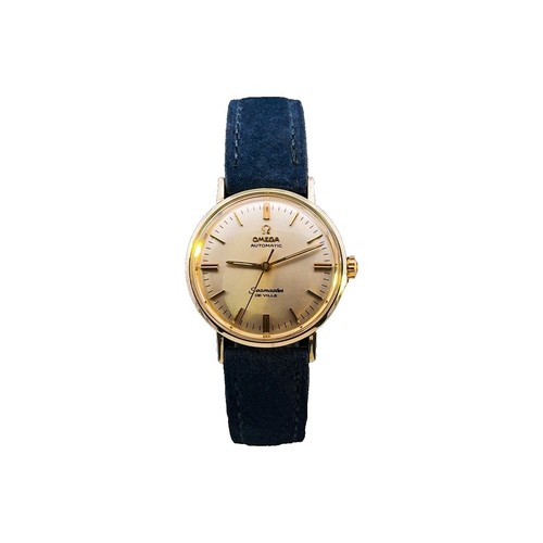 Vintage 1960s Omega Seamaster De Ville 34mm Tuxedo Dial Automatic