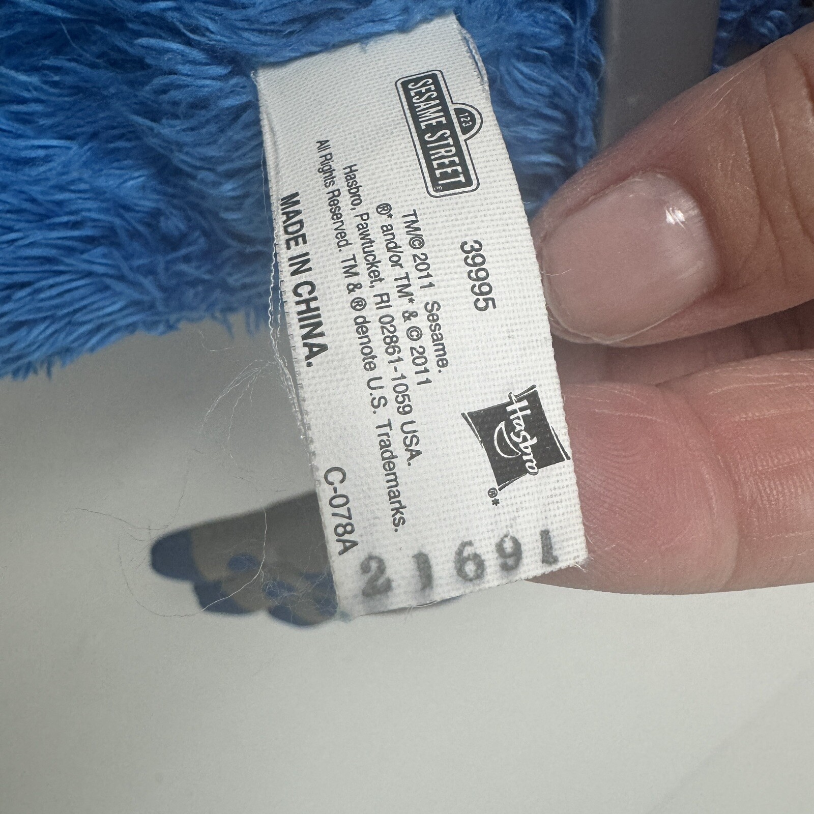 Hasbro Super Grover Plush Talking Super Hero Interactive Toy Tested Works 2011