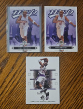 Vince Carter -2003-04 Upper Deck MVP Silver +Base No.175 +2001-02 SP Authentic