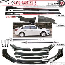 For Chevrolet Cruze Front Bumper Lip Spoiler Splitter 79 Side Skirts Rear Lip