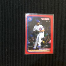 2020 TOPPS TOTAL WAVE 6 #589 DUANE UNDERWOOD JR *RED BORDER #3/10*  CUBS