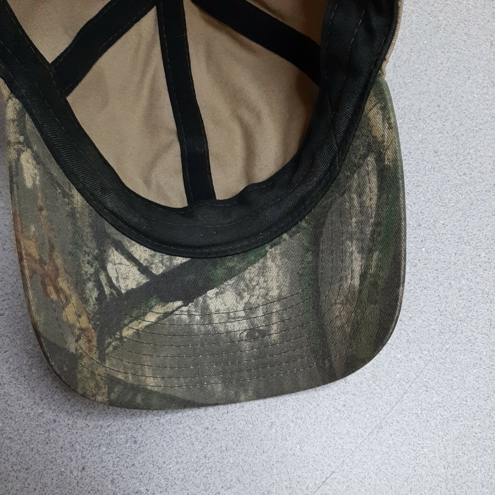 Bushmaster Baseball Cap Patch Tan Strapback Hat M… - image 5