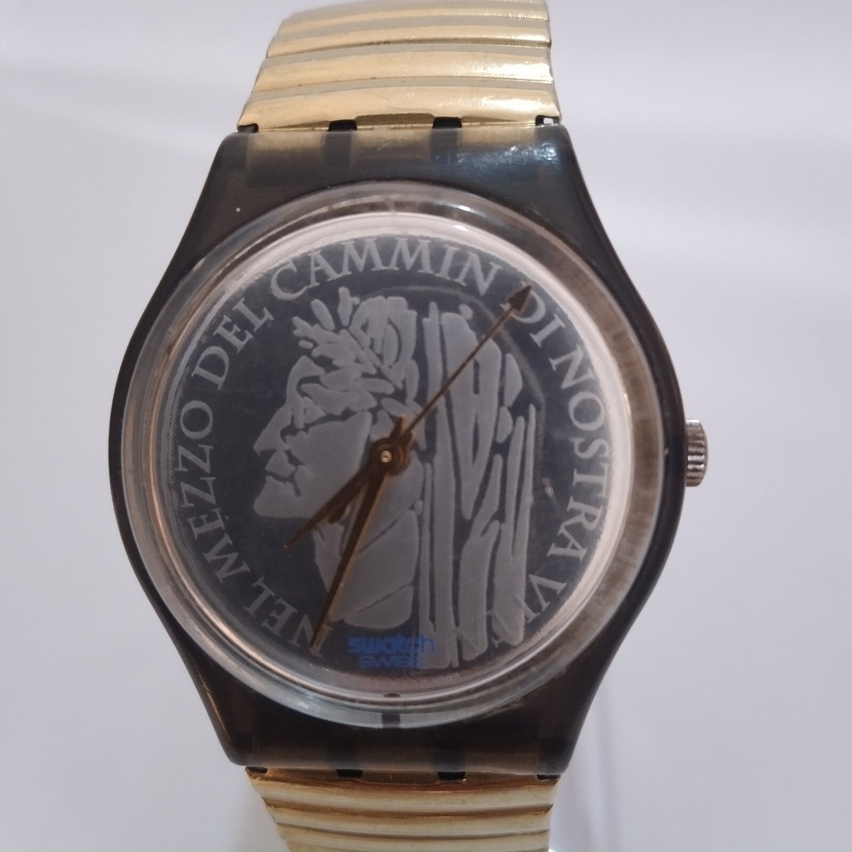 Swatch GM123 Divina Commedia Water Resist Working Vintage Watch