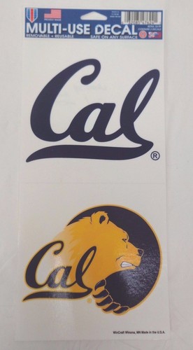Licensed Collegiate Multi Use 2 Pack Sticker Decals 4.25" x 9.5" Wincraft - Picture 8 of 62