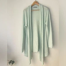 InCashmere Open Front Cashmere long Cardigan Size L