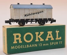 2/2 Rokal Model kolejowy / Wagon chłodniczy / Kolej / Modelarstwo / Pociągi / Skala TT / 12 mm