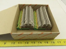 Weidmuller DLD 2.5/PE DB Feed Thru Grounding Terminal Block Lot Of 36