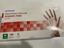 Disposable Clear Vinyl Gloves  - Large Size Powder Free,Non-Sterile 100pcs
