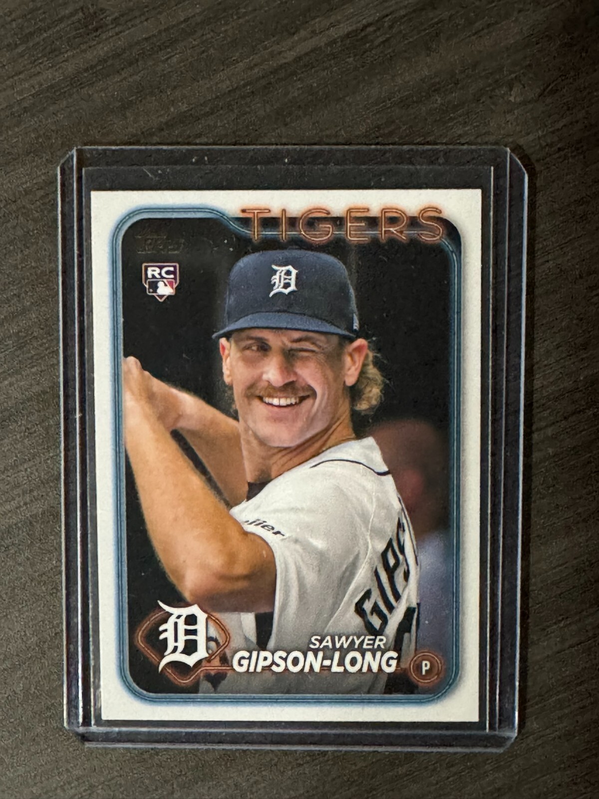 Sawyer Gipson-Long Golden Mirror SSP 2024 Topps Series 2 #616 Detroit Tigers RC