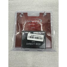 Livewire SPDI Passive Direct Box With Attenuation Pad floating low-impedance XLR