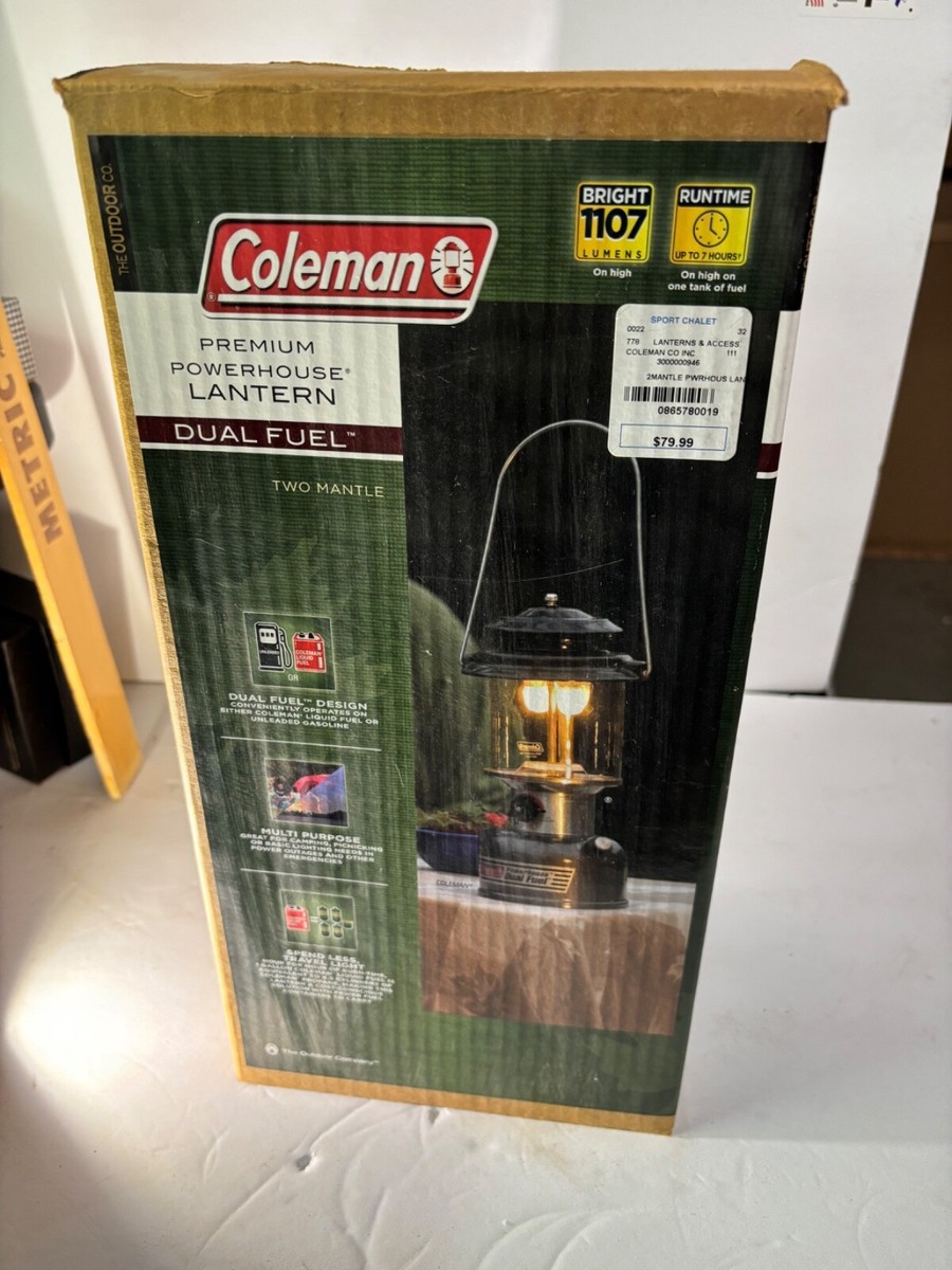 ライト・ランタン Coleman Powerhouse Untitled 295 Coleman Powerhouse Dual Fuel Lantern # 295-700T New Old