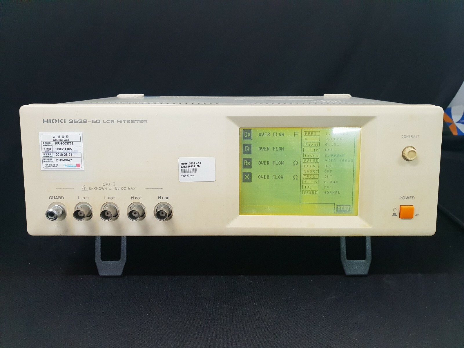 Hioki 353250 LCR HiTESTER with 959301 RS232C Interface 4165 eBay