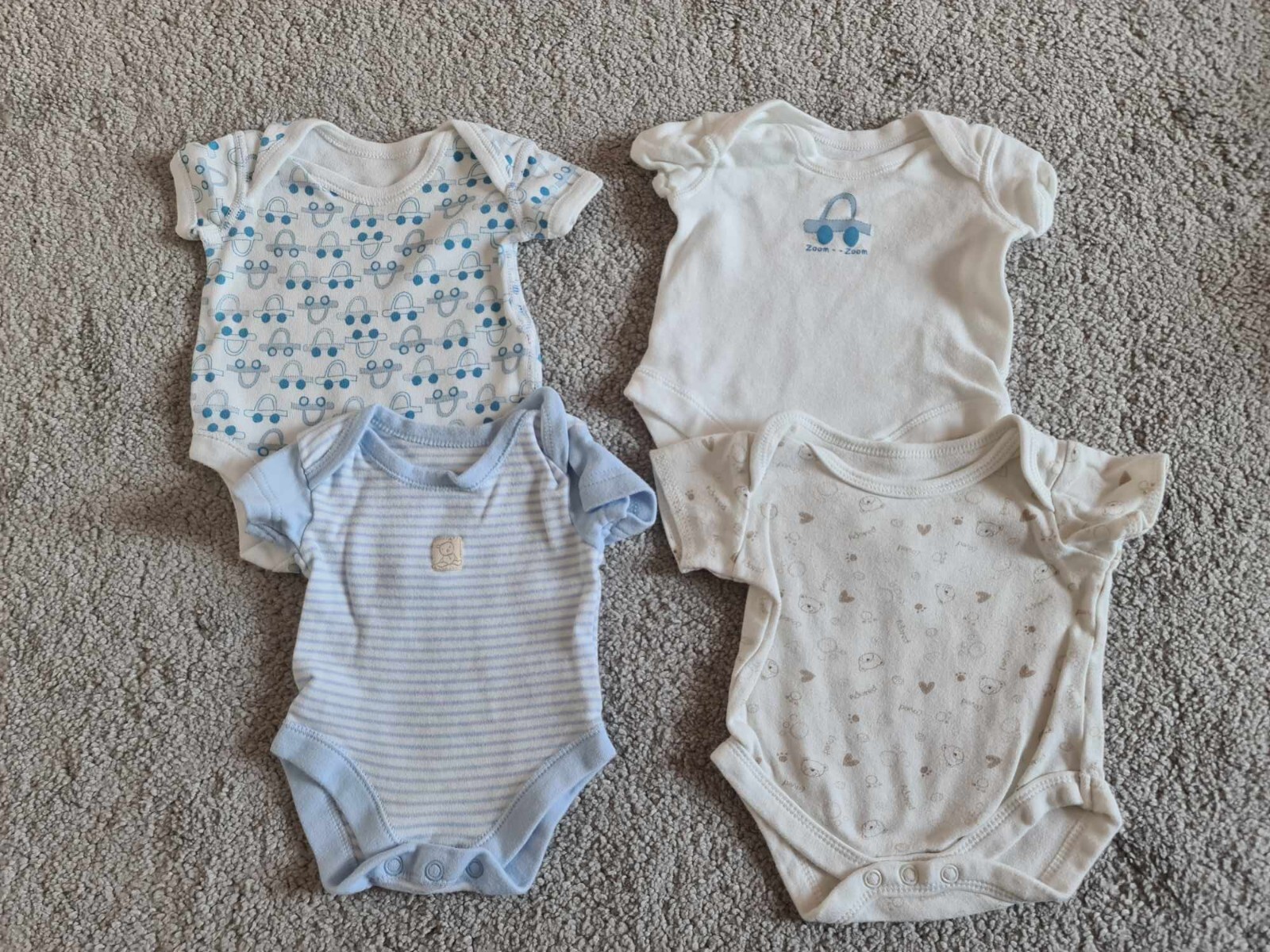 Baby Boy Clothes Bundle 03 Months 43 items (bodysuits, trousers, tops