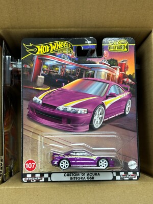 2024 Hot Wheels Premium Boulevard Dash Y # CUSTOM '01 ACURA INTEGRA GSR
