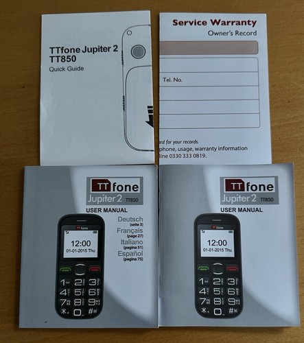 TTfone Jupiter TT850 - Black (Unlocked) - Picture 4 of 7