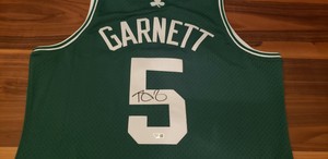 signed kevin garnett jersey