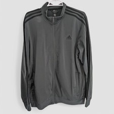 Adidas Men's Essentials Warm-Up 3-Stripes Track Jacket Size Large