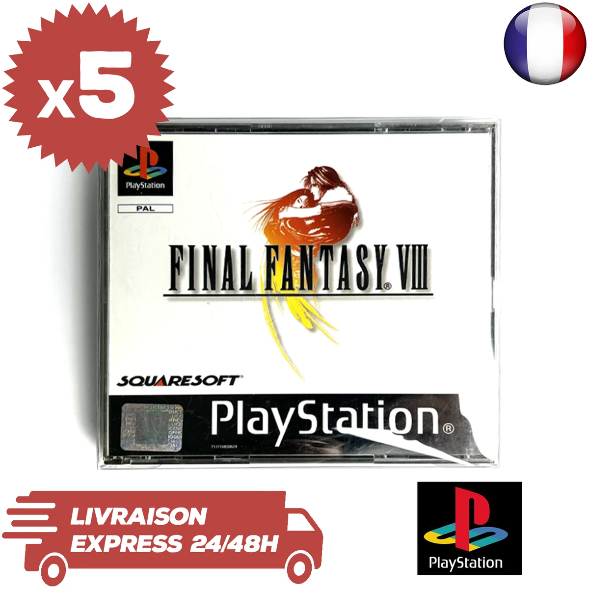Lot 6 Jeux PS1 – Tekken, BMX… Boîtiers HS, à Récupérer Pour Pièces Ou CD Seulement