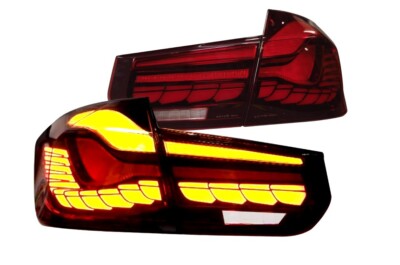 For 12-18 BMW F30 F80 3 Series and M3, GTS Style OLED Tail Lamps