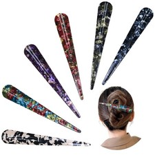 6 Pieces Long Big Acrylic Alligator Hair Clips 6PCS S1 