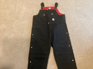 Carhartt #14806 Double Knee Quilt Lined Bib Overalls (46 x 28)