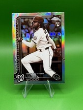 2025 Topps Chrome Update #USC95 James Wood Sepia Refractors