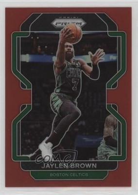 2021-22 Panini Prizm Red Prizm 82/299 Jaylen Brown #97 rf2