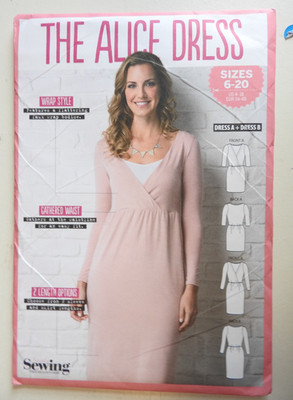 Alice Kleid Schnittmuster - Simply Sewing Größe 6 bis 20 neu & versiegelt ungeschnitten