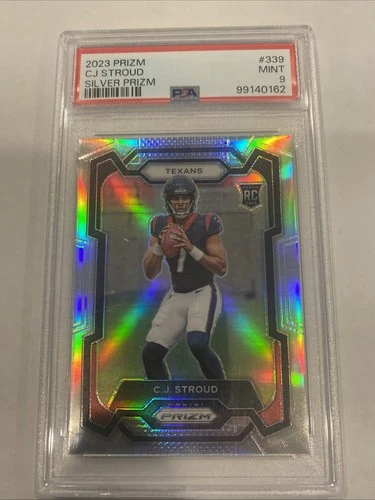 CJ Stroud 2023 Panini Prizm Silver Prizm RC 339 PSA 9 Houston Texans MINT #2