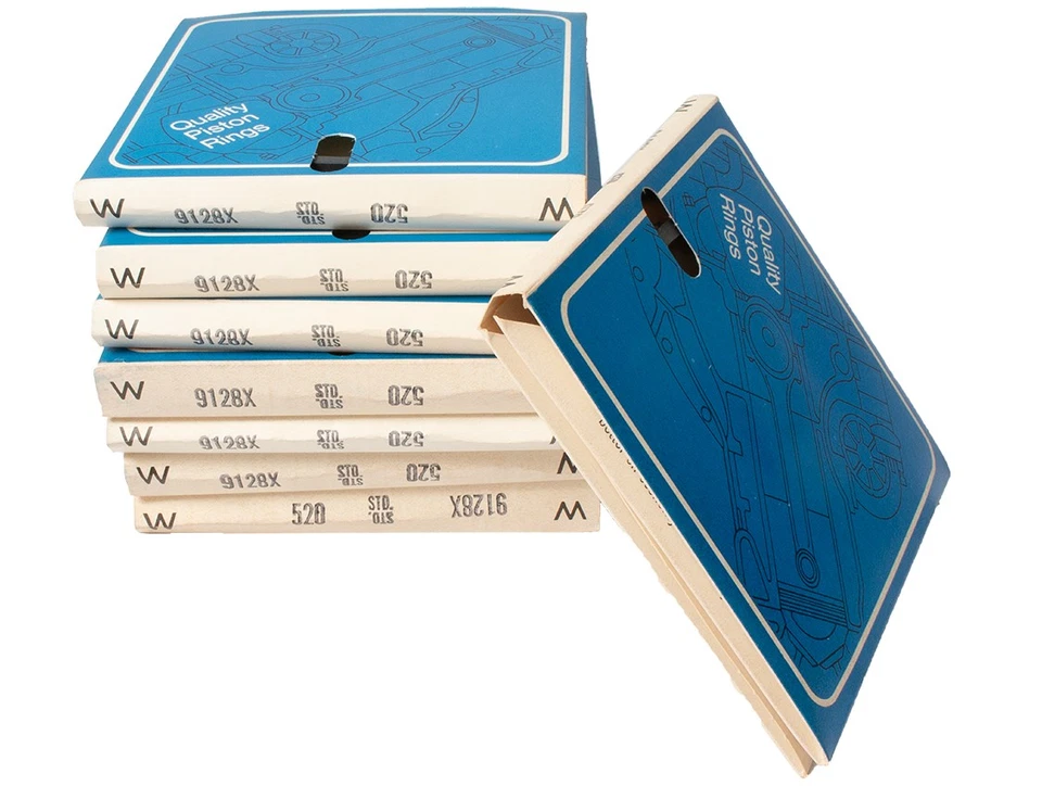 Поршневые кольца TRW подходят для некоторых моделей 1958-1966 Desoto Dodge Plymouth Pontiac идентификатор детали 639 - Изображение 2 из 4