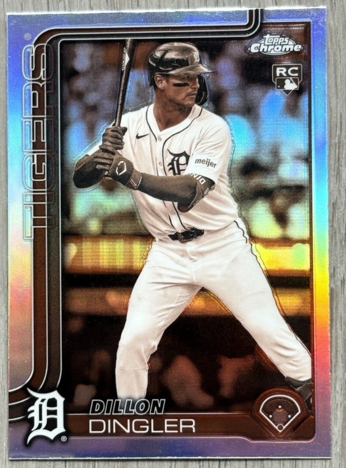 2025 Topps Chrome Dillon Dingler #274 Sepia Refractor Detroit Tigers (RC)