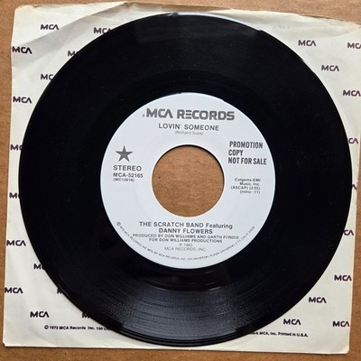THE SCRATCH BAND DANNY FLOWERS Lovin Someone DJ PROMO 45 7'' Record Vinyl