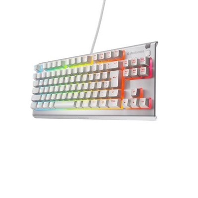 SteelSeries Apex 3 TKL White Wired Tenkeyless Gaming Keyboard JP