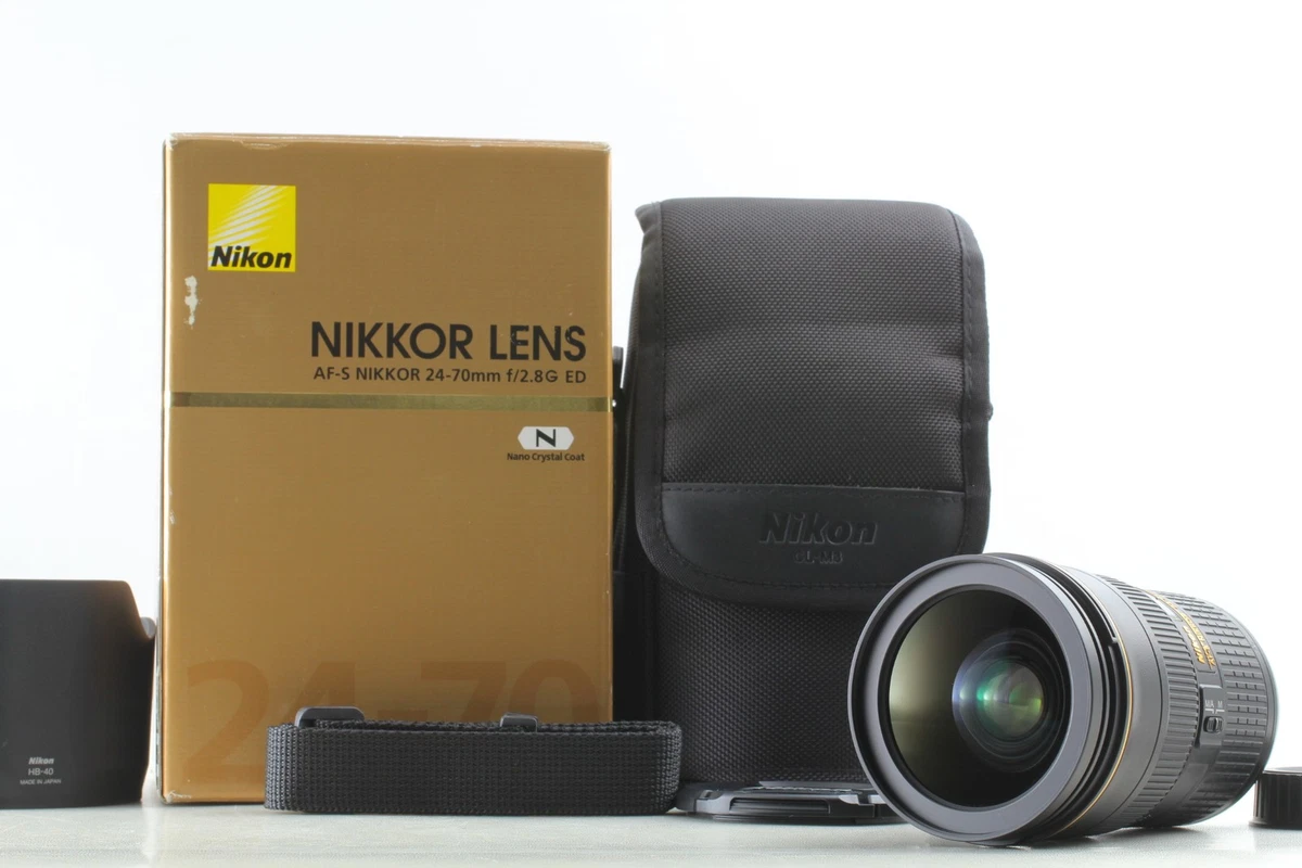 AF-S NIKKOR 24-70mm F2.8 ポーチ、箱付き Nikon f/2.8 24-70mm Focal Camera Lenses for sale | eBay