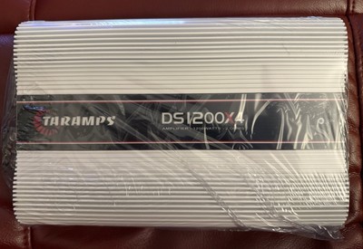 Taramps DS1200X4 Class D Amp- 4 Channel, 1200W, 2 Ohms, 4x300W RMS, 250mV
