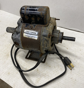 Craftsman Floor Drill Press 15 1/2" Motor Dual Shaft Md 113.12130 HP 1/2 EM-460