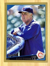 2009 Topps Baseball Series 2 Lou Piniella Gold 0501/2009 Chicago Cubs #410