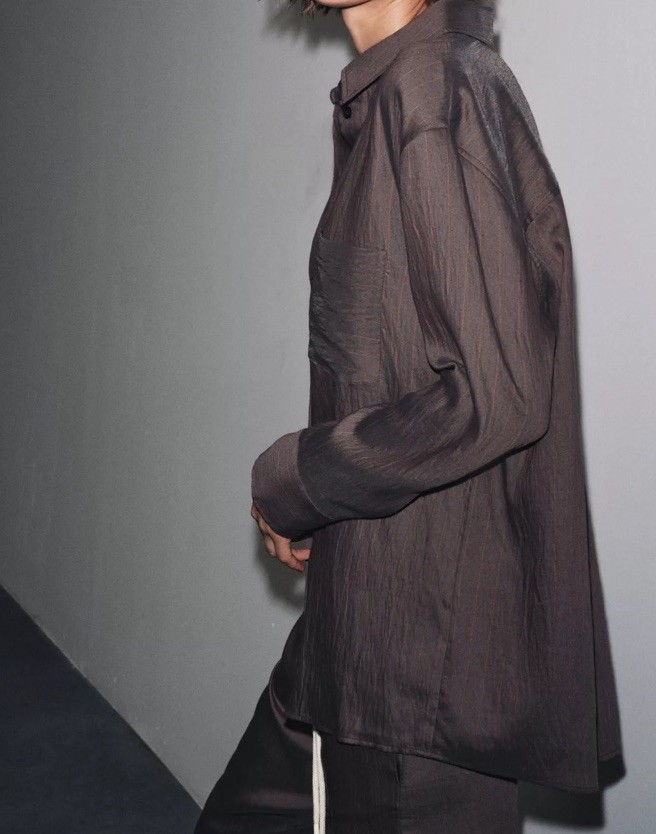 Zara Pinstripe Co-Ord Two-Piece Set Size S EU 38 BNWT  Brown RRP £70 image 3