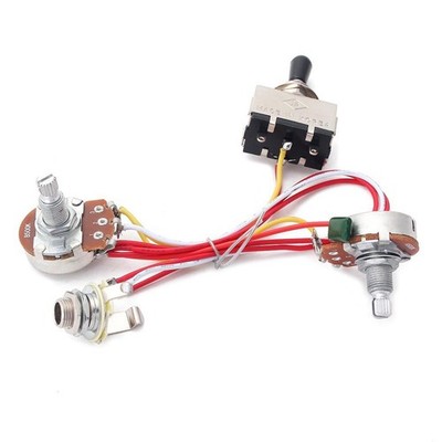 Robustes Gitarren-Kabelbaum-Kit Koggle A500k K für