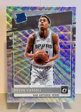 2020-21 Donruss Optic Devin Vassell Rated Rookie Silver Wave Prizm Card RC 161