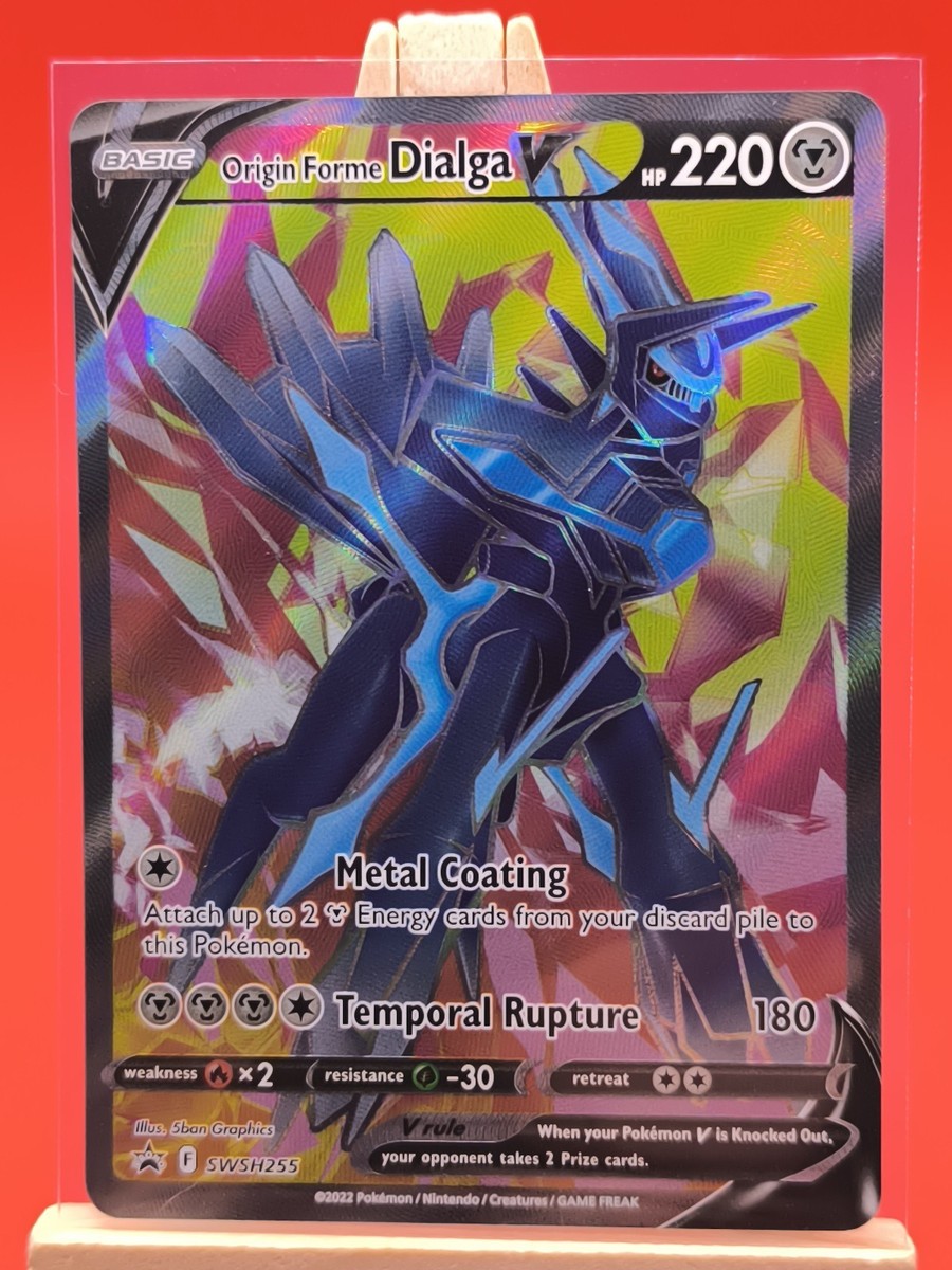 Origin Forme Dialga V SWSH255 Full Art Holo Ultra Rare Promo Pokemon Card * New | eBay Origin Forme Dialga V SWSH255 Full Art Holo Ultra Rare Promo Pokemon Card * New | eBay