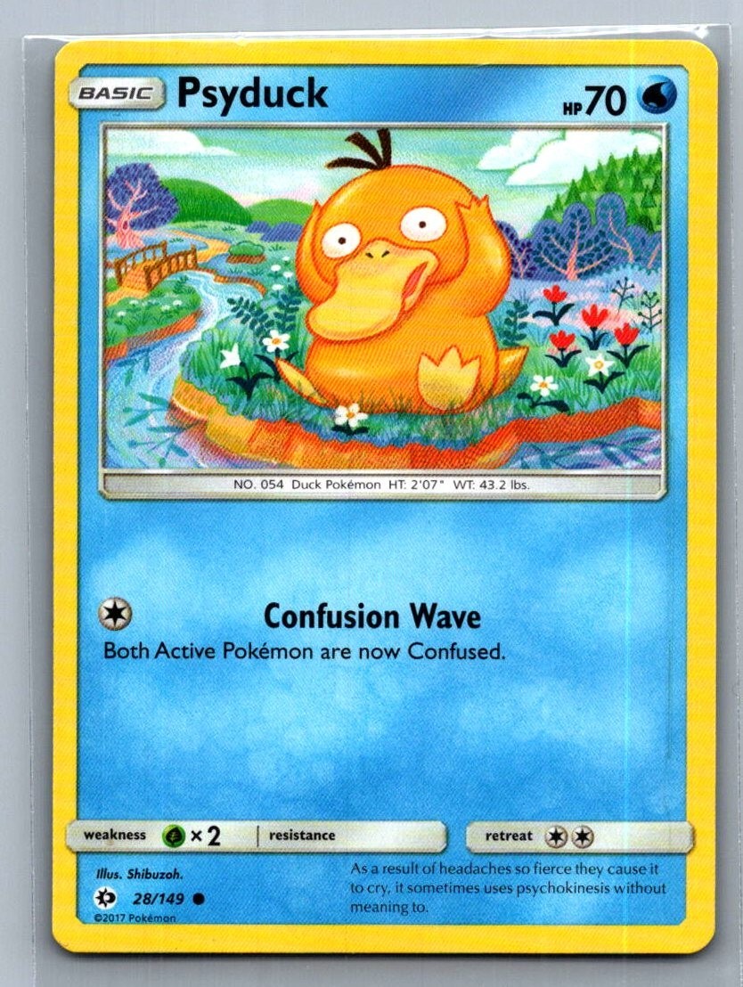 Psyduck 2017 SM Base Set 28/149 Common