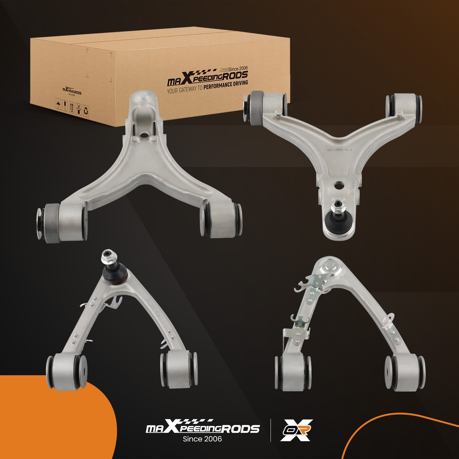Maserati Quattroporte S 2008-2013 Front Upper Control arms Set