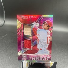 2019 Panini  Spectra Dual Threat Materials Shohei Ohtani Pink Prizm /49