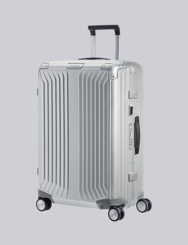 Samsonite Lite Box Alu Spinner 71L Trolley Koffer Silber Suitcase NEU - Bild 8 von 9