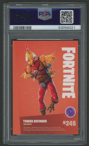 2019 USA Panini Fortnite Series 1 CRYSTAL SHARD Tender Defender 245 PSA ...
