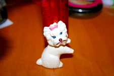 Barbie Doll's White Pet Dog (Westie?)-Used