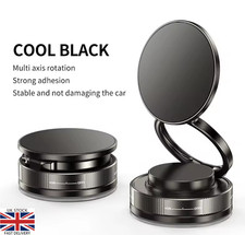 Magnetic Car Phone Holder Foldable Vacuum 360� Rotating Suction Cup Phone Mount