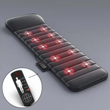 Electric Massage Mattress Body with Heating Kneading Vibrating Airbag Pillow