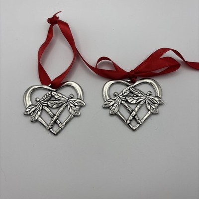 Basic Spirit Pewter Canada Dragonfly Christmas Tree Ornament Holiday Decoration